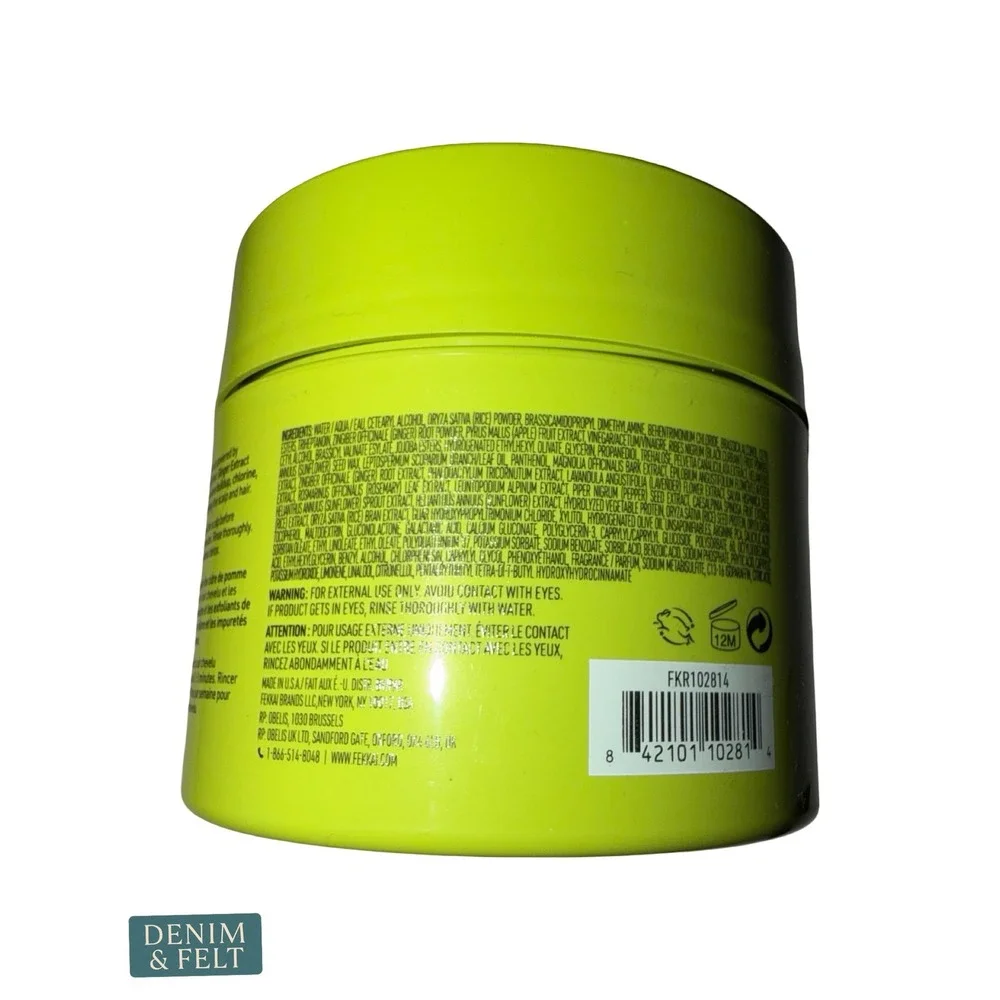 NEW Fekkai Apple Cider Detox Scalp Scrub Exfoliant 7.5 oz Hair Treatment